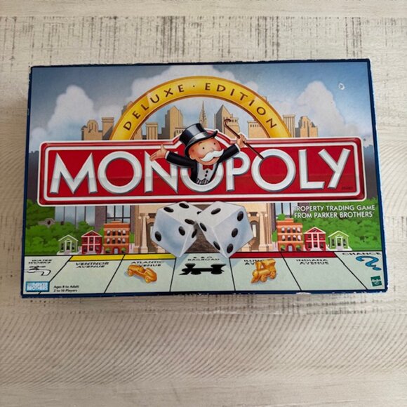Vintage Parker Brothers 1998 Monopoly Deluxe Edition - Picture 1 of 11